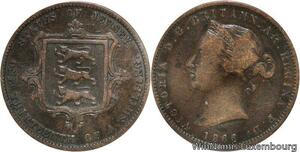 R6865 Jersey 1/13 Shilling Victoria 1866 -> Make offer