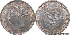 R6868 Rare Jersey 1/12 Shilling Victoria 1881 AU -> Make offer