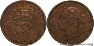 R6870 Jersey 1/12 Shilling Victoria 1881 -> Make offer