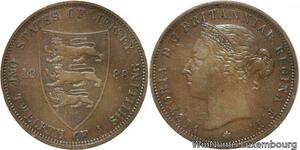 R6871 Jersey 1/12 Shilling Victoria 1888 -> Make offer