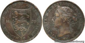 R6873 Jersey 1/12 Shilling Victoria 1877 H Heaton -> Make offer