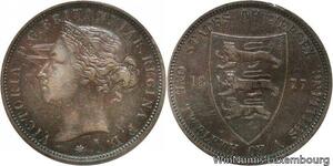 R6875 Jersey 1/12 Shilling Victoria 1877 H Heaton -> Make offer