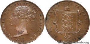 R6876 Jersey 1/26 Shilling Victoria 1841 XF++++ -> Make offer