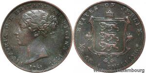 R6877 Jersey 1/26 Shilling Victoria 1861 -> Make offer