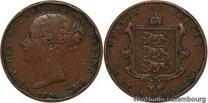R6881 Jersey 1/26 Shilling Victoria 1858 -> Make offer