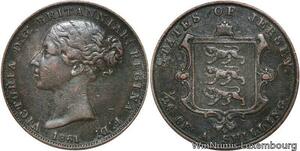 R6886 Jersey 1/26 Shilling Victoria 1861 -> Make offer