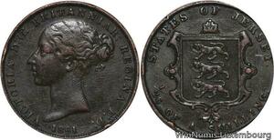 R6887 Jersey 1/26 Shilling Victoria 1861 -> Make offer