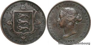 R6892 Jersey 1/26 Shilling Victoria 1870 -> Make offer