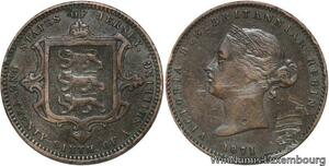 R6894 Jersey 1/26 Shilling Victoria 1871 -> Make offer