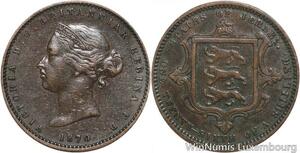 R6904 Jersey 1/26 Shilling Victoria 1870 -> Make offer
