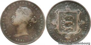 R6906 Jersey 1/26 Shilling Victoria 1871 -> Make offer