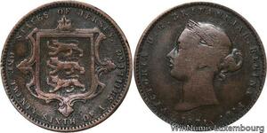 R6907 Jersey 1/26 Shilling Victoria 1871 -> Make offer