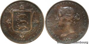R6908 Jersey 1/26 Shilling Victoria 1870 -> Make offer
