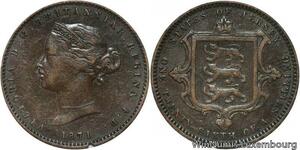R6909 Jersey 1/26 Shilling Victoria 1871 -> Make offer