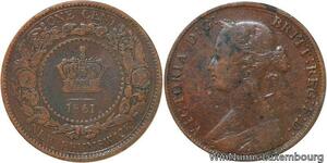 R6937 Canada New Brunswick 1 Cent Victoria 1861 -> Make offer