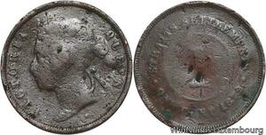 R6959 Malaysia Straits Settlements One Cent Victoria 1879 -> Make offer