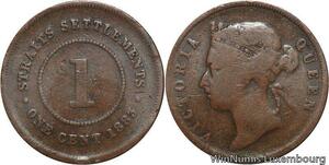 R6963 Malaysia Straits Settlements One Cent Victoria 1883 -> Make offer