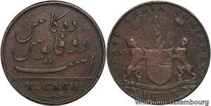 R6973 British India Madras Presidency 10 Cash 1803 -> Make offer