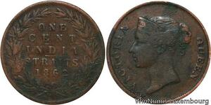 R6980 British India Straits One Cent Victoria 1862 -> Make offer