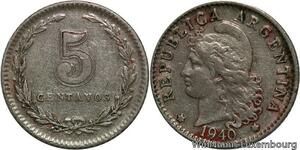 R7093 Argentina 5 Centavos 1940 -> Make offer