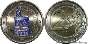 R7144 San Marino 2 Euros Palazzo Pubblico 2013 Colorful UNC -> Make offer