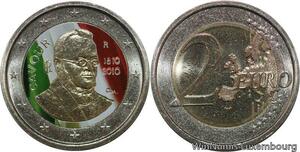 R7160 Italy 2 Euros 200th Birthday Count Cavour 2010 Colorful UNC -> Make offer