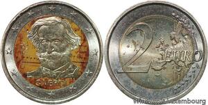 R7161 Italy 2 Euros 200th Birthday Giuseppe Verdi 2013 Colorful AU -> Make offer
