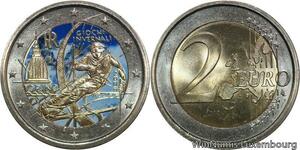 R7163 Italy 2 Euros Turin Winter Olympics Ski 2006 Colorful UNC -> Make offer