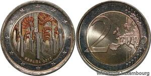 R7168 Spain 2 Euros Mosque-Cathedral Cordoba 2010 Colorful UNC -> Make offer