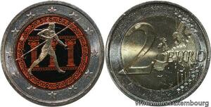 R7176 Greece 2 Euros 2500th Anniversary Battle Marathon 2010 Colorful UNC