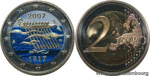 R7179 Finland 2 Euros 90th Anniversary Independence 2007 Colorful UNC -> M offer