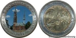 R7188 Germany 2 Euros State of Hamburg 2008 Colorful UNC -> Make offer