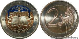 R7210 Netherlands 2 Euros 50th Anniversary Treaty of Rome 2007 Colorful UNC