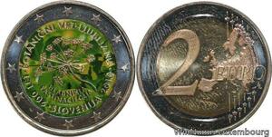 R7213 Slovenia 2 Euros 200th Years Ljubljana Botanical Garden 2010 Colorful UNC