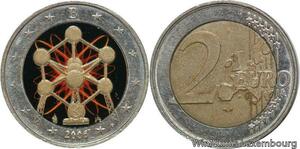 R7220 Belgium 2 Euros Reopening Brussels Atomium 2006 Colorful AU -> Make offer
