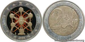 R7224 Belgium 2 Euros Reopening Brussels Atomium 2006 Colorful UNC -> Make offer