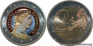 R7229 Latvia 2 Euros Folk Maid 2014 Colorful UNC -> Make offer