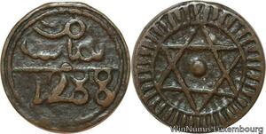 R7365 Morocco 4 Falus Sidi Mohammed IV Salomon AH 1288 1871 Marrakesh ->M offer