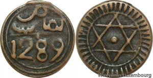 R7366 Morocco 4 Falus Sidi Mohammed IV Salomon AH 1289 1872 Marrakesh ->M offer