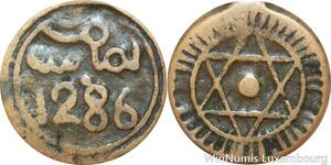 R7393 Morocco 4 Falus Sidi Mohammed IV Salomon AH 1286 1870 Fez -> Make offer
