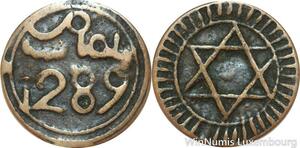 R7396 Morocco 4 Falus Sidi Mohammed IV Salomon AH 1289 1872 Fez -> Make offer