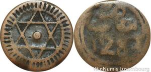 R7398 Morocco 4 Falus Sidi Mohammed IV Salomon AH 1282 1866 Fez -> Make offer