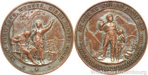 R7439 Medaille Switzerland Altdorf Unveiling Wilhelm Tell monument 1895 -> Offer