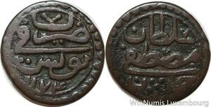 R7462 Tunisia Burbe Sultan Mustafa III AH 1174 1761 -> Make offer