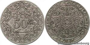 R7535 Morocco 50 Centimes Youssef ND 1921 -> Make offer