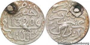 R7555 Morocco 1 Dirham Abdelaziz AH 1320 1903 London Silver -> Make offer