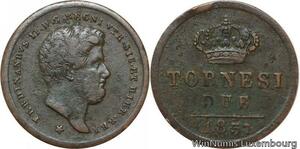 R7617 Italy Italian States Naples 2 Tornesi Ferdinando II 1857 -> Make offer