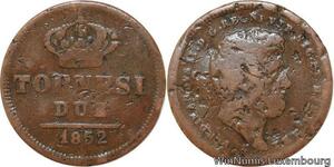 R7620 Italy Italian States Naples 2 Tornesi Ferdinando II 1852 -> Make offer