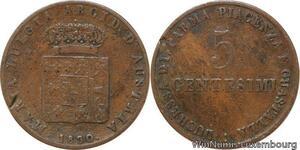 R7636 Italy Italian States Parma 5 Centesimi Maria Luigia 1830 -> Make offer