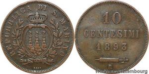 R7641 San Marino 10 Centesimi 1893 R Roma -> Make offer